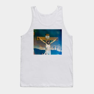 Christ suffering on the cross Tank Top